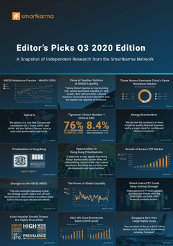 Editor's Picks Q3 2020 Edition